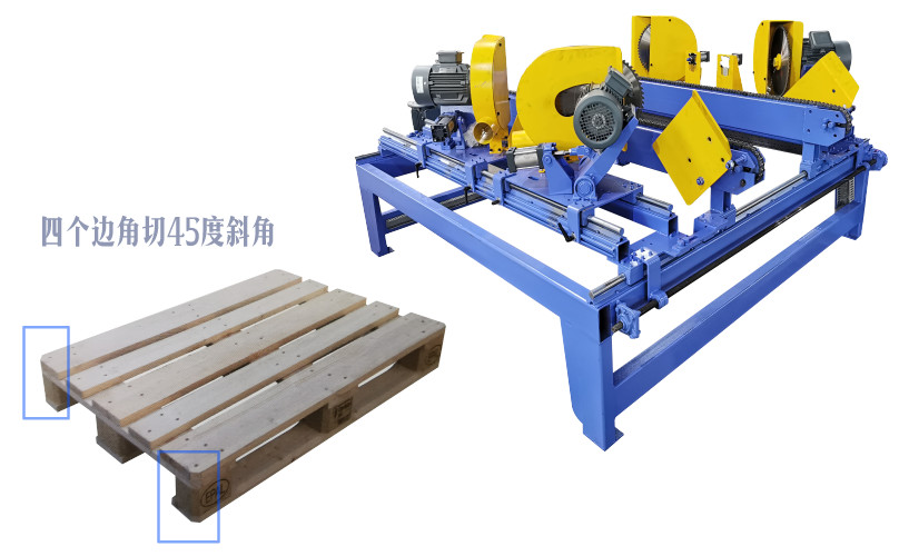 Euro Wood Pallet Nailing Machine, Pallet Machine Wood Pallet Making Machine with 3 nail guns