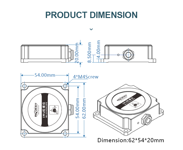 TL725D OEM Micro MEMS Gyroscope Sensor UAV