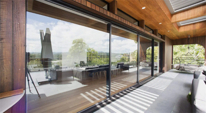 Stainless Steel Screen Netting Sliding Aluminum Lift And Slide Doors For Heavy Duty