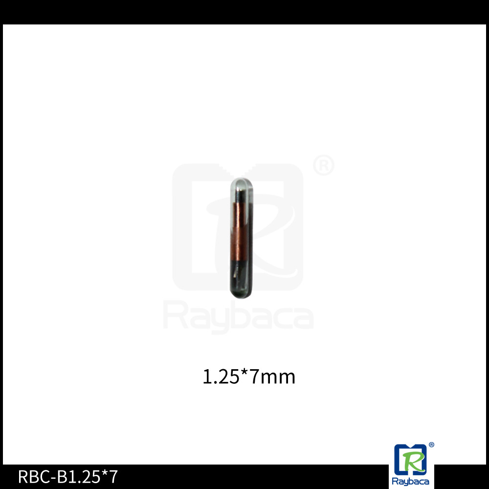 ICAR certified 1.4 X 8mm Animal ID Microchip Transponder chip RFID Glass Tag