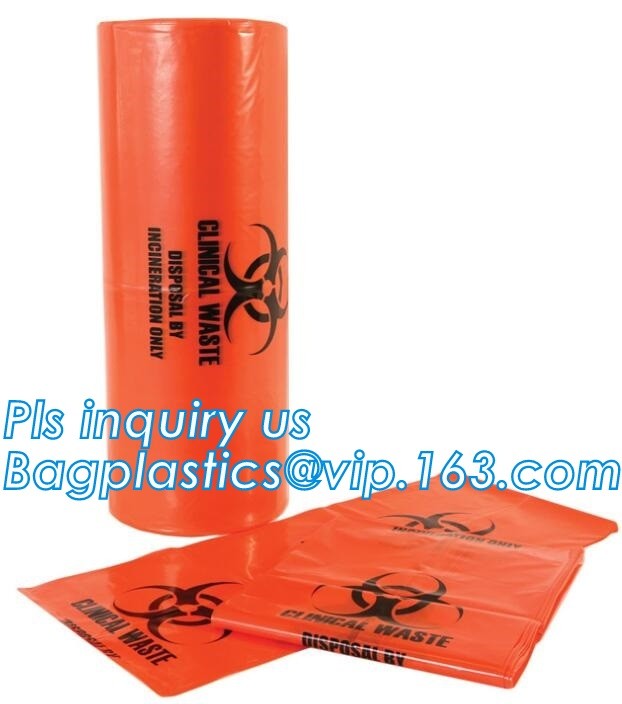 Biodegradable disposable trash plastic bag for garbage oxo biodegradable garbage bags, Medical Trash Bin Liner Bags Bioh