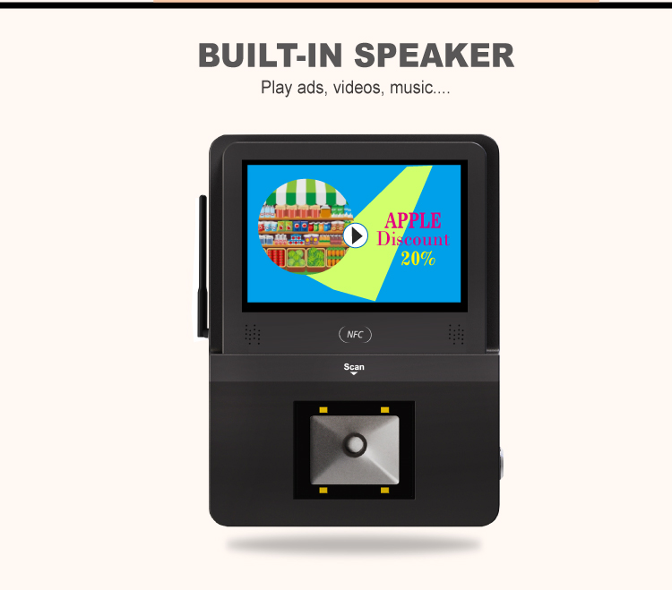 5'' Supermarket Touch Screen Verifier with Scanner and SDK Function D133