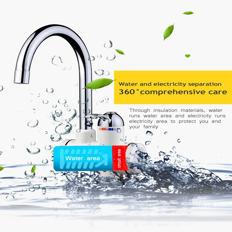 220V Automatic Hot Water Tap ABS High Temperature Resistance Electric Hand Wash Tap