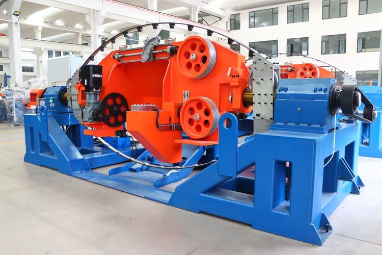 Cantilever Double Twist Stranding Machine For PE PVC Coated Core Wires
