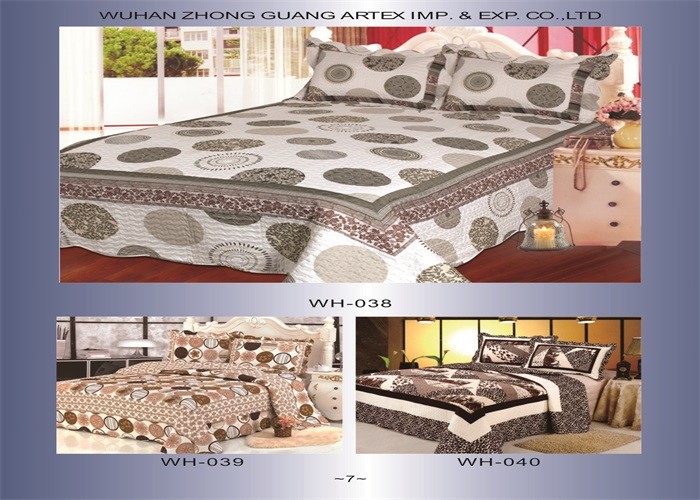 Postmodern Style Home Bed Quilts Hand Wash Little Flowers Printed Design