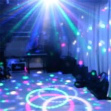 Mini Led Rgb Crystal Magic Ball Effect Light 6x3W With 5 Color Circular Motion