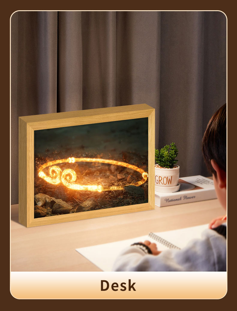 Monkey King Journey to the West Rectangular Night Light for Bedroom and Study Decor