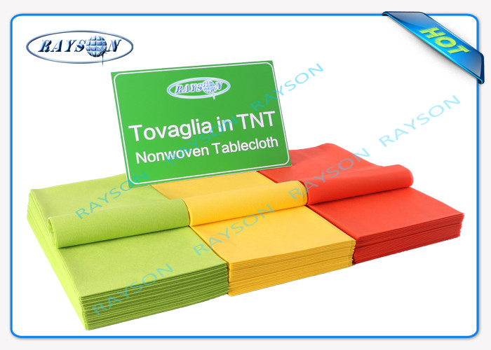 Different Gram PP Spunbond Non Woven Tablecloth 1.4m x 1.4m Table Cover