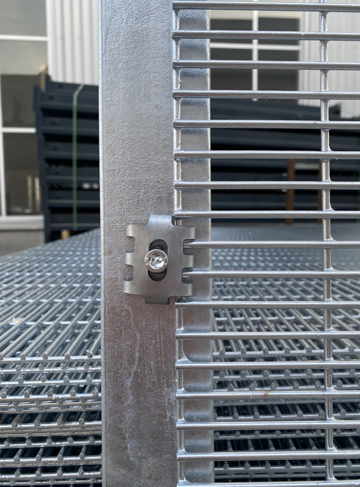 Anti Cut 1.8*2.4m Anti Climb Security Fencing Square Post