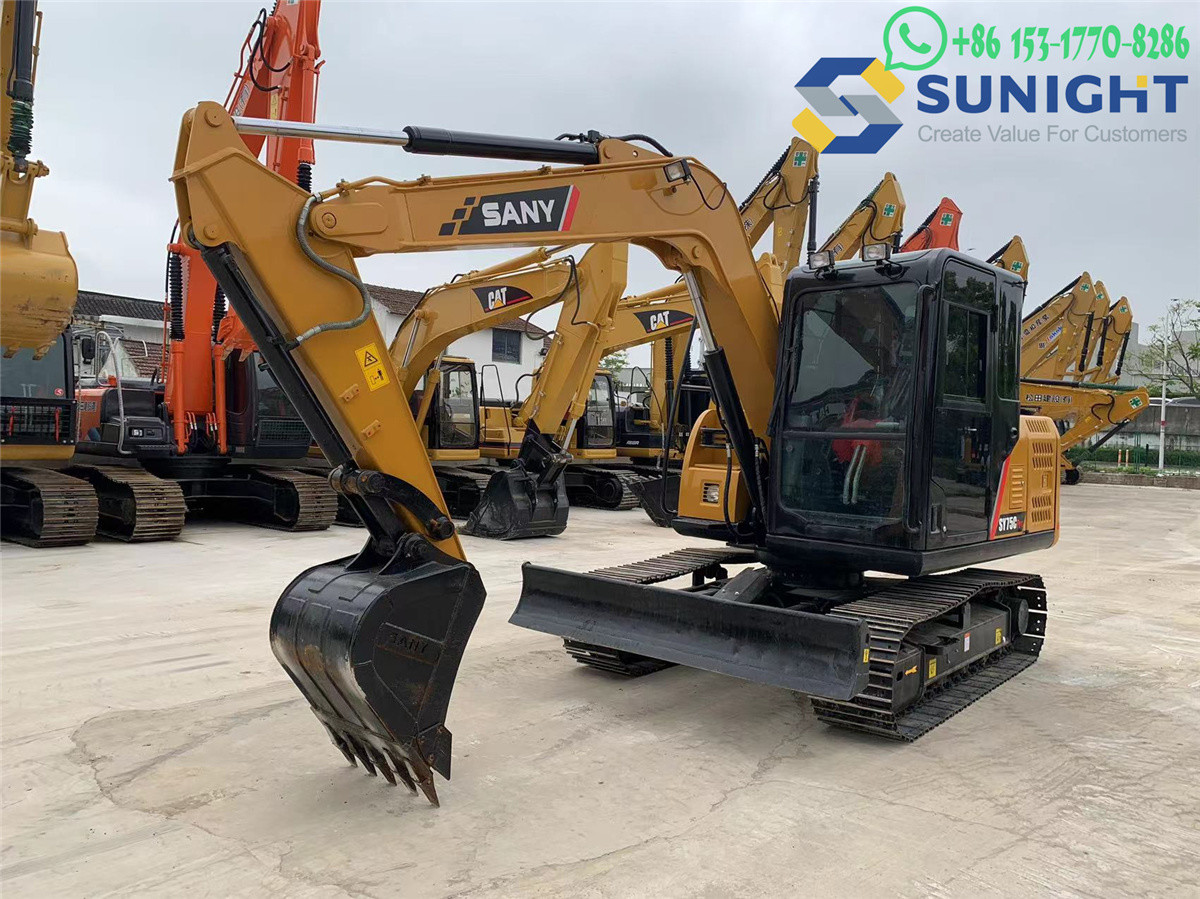 Efficient Safe Comfortable Convenient SANY Sy75c Crawler Excavator Used Sy75c
