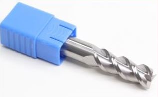 Flattened 3 Flutes Carbide End Mill 45 Degree Helix Angle OEM/ODM Applicable