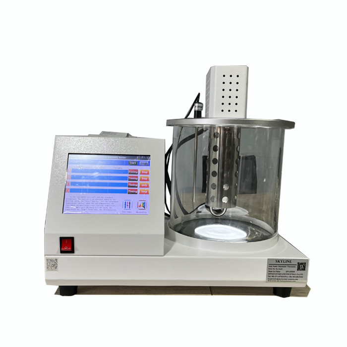 ASTM D2270 Oil Analysis Equipment Electric Viscosity Meter Intelligent Kinematic Viscosity Tester Bath