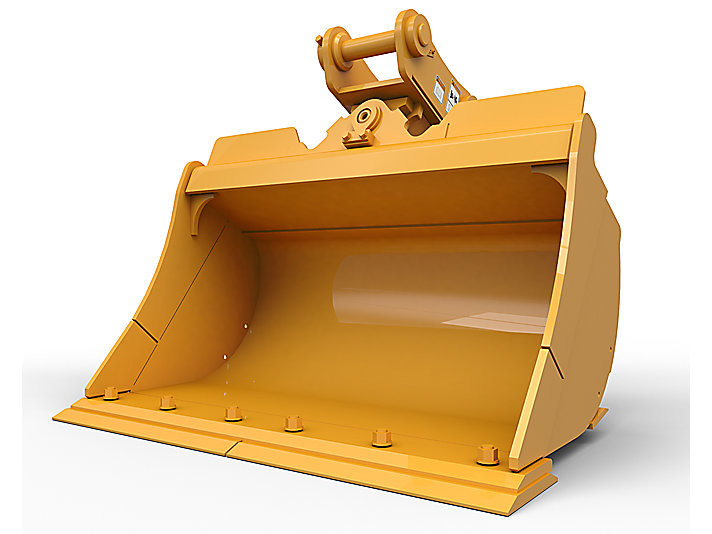 HUITONG Excavator Tilting Ditch Cleaning Bucket With Double Cylinders