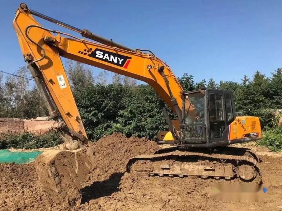Sany Used Sy215c 20t 21t Hydraulic Crawler Excavator Building Diggers Mining Construction