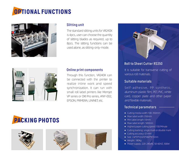 GIPENG PLC Automatic Roll Label Cutting Machine with Laminator and Slitter