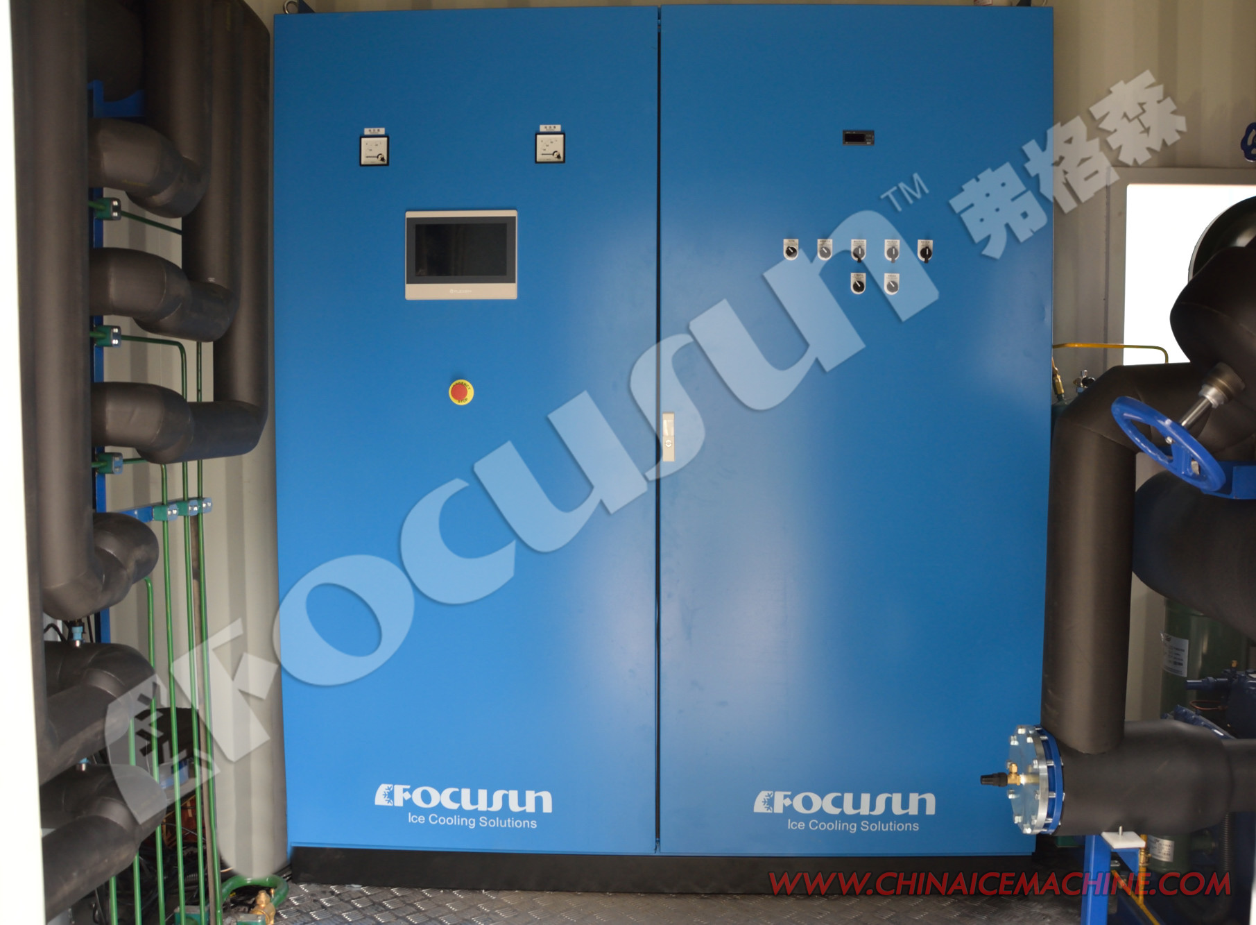 Ice Storage Capacity 30 Tons Outdoor Snow Making Machine for Ski Resorts Parties and More