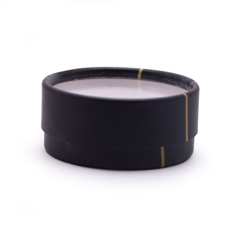 Round Eyelash Paper Box With PVC Window , Custom Lash Packaging with Private Label