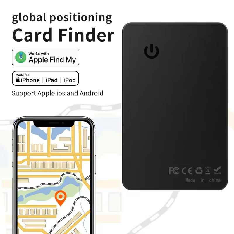Slim Card GPS Lost Item Tracker Finder For IPhone 15 Wallet MFi Certified Consumption