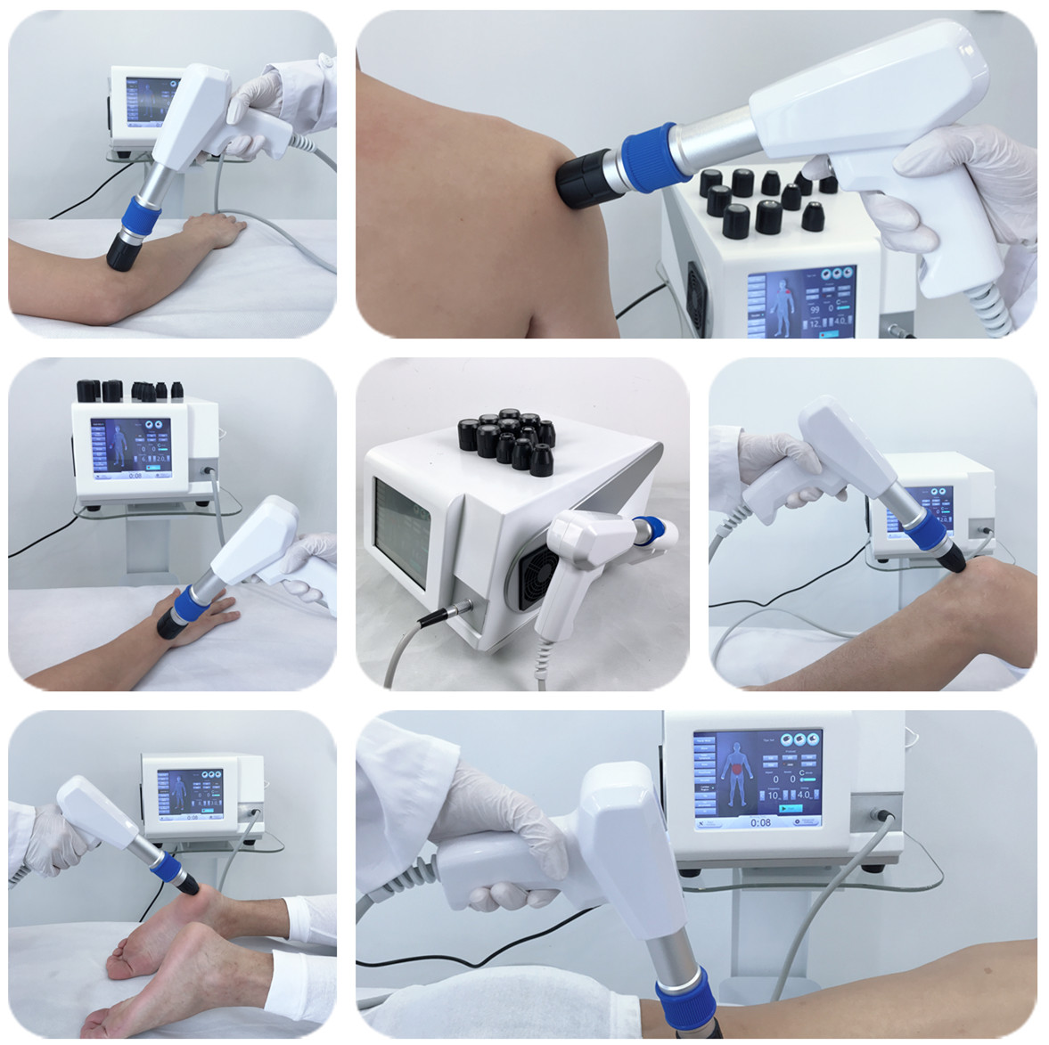 1-21Hz Pain Therapy Equipment , Physical Therapy Devices With 8 Inch Touch Screen
