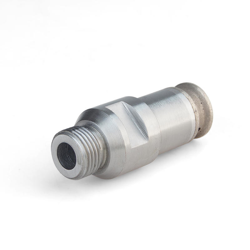 Threaded Head CNC Glass Drill Bits Pencil Edge / Grinding Edge