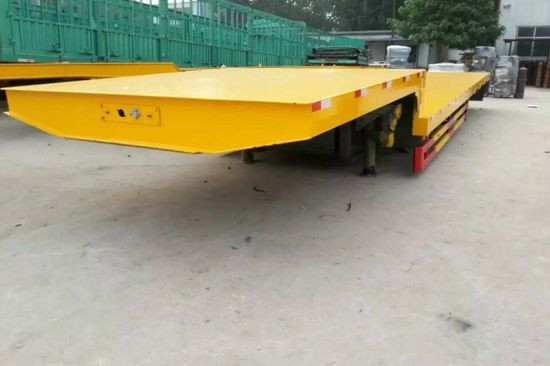 Transportation Purchase Flatbed Semi Trailer 11 - 13 Meters Semi Truck Trailer