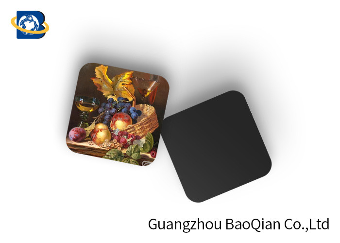 Flip Effect 3D Lenticular Coasters Customized Placemats Waterproof For GIft