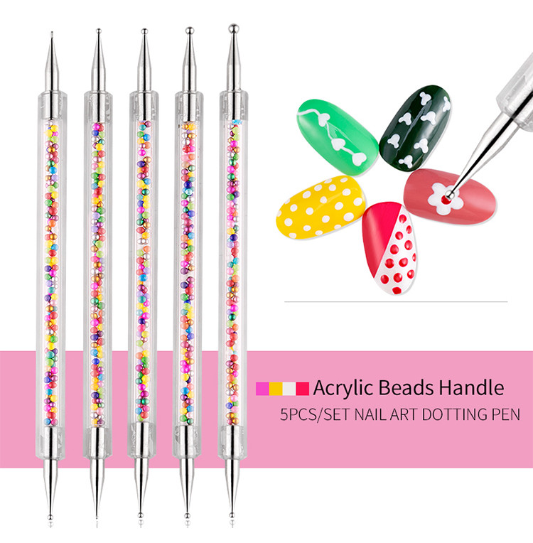 UV Gel Painting Nail Care Tools Dotting Pen Weight 45g Various Color Available