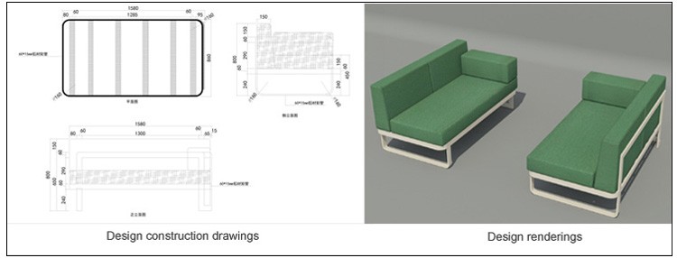 Haoyida 1200mm Cast Iron And Wood Garden Bench Advertising