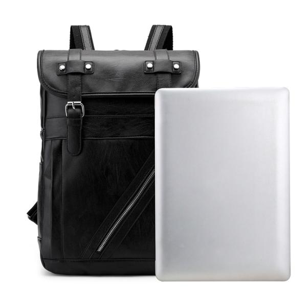 Custom Men Leather Backpack Bags Fashion Luxury Waterproof College School