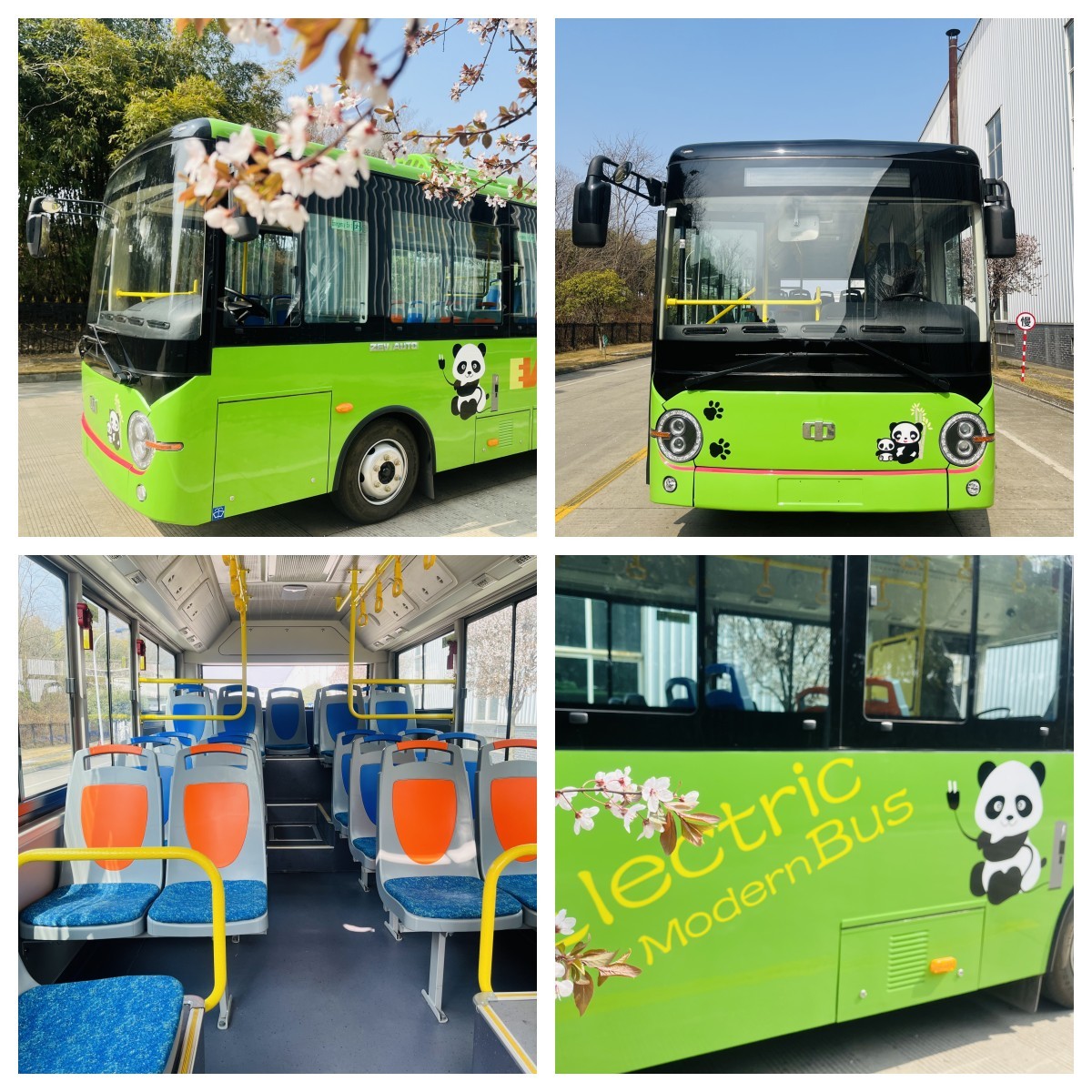 16 Seater Electric City Bus Max Passenger 35 People Mileage 200-270KM