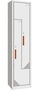 Gym Narrow 0.6mm SPCC 6 Door Steel Office Lockers Modern