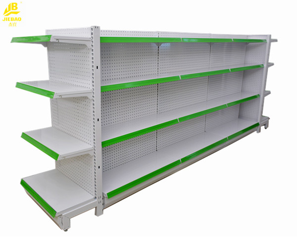 Mini Market Grocery Display Racks Middle / Buckle Back Panel Pegboard