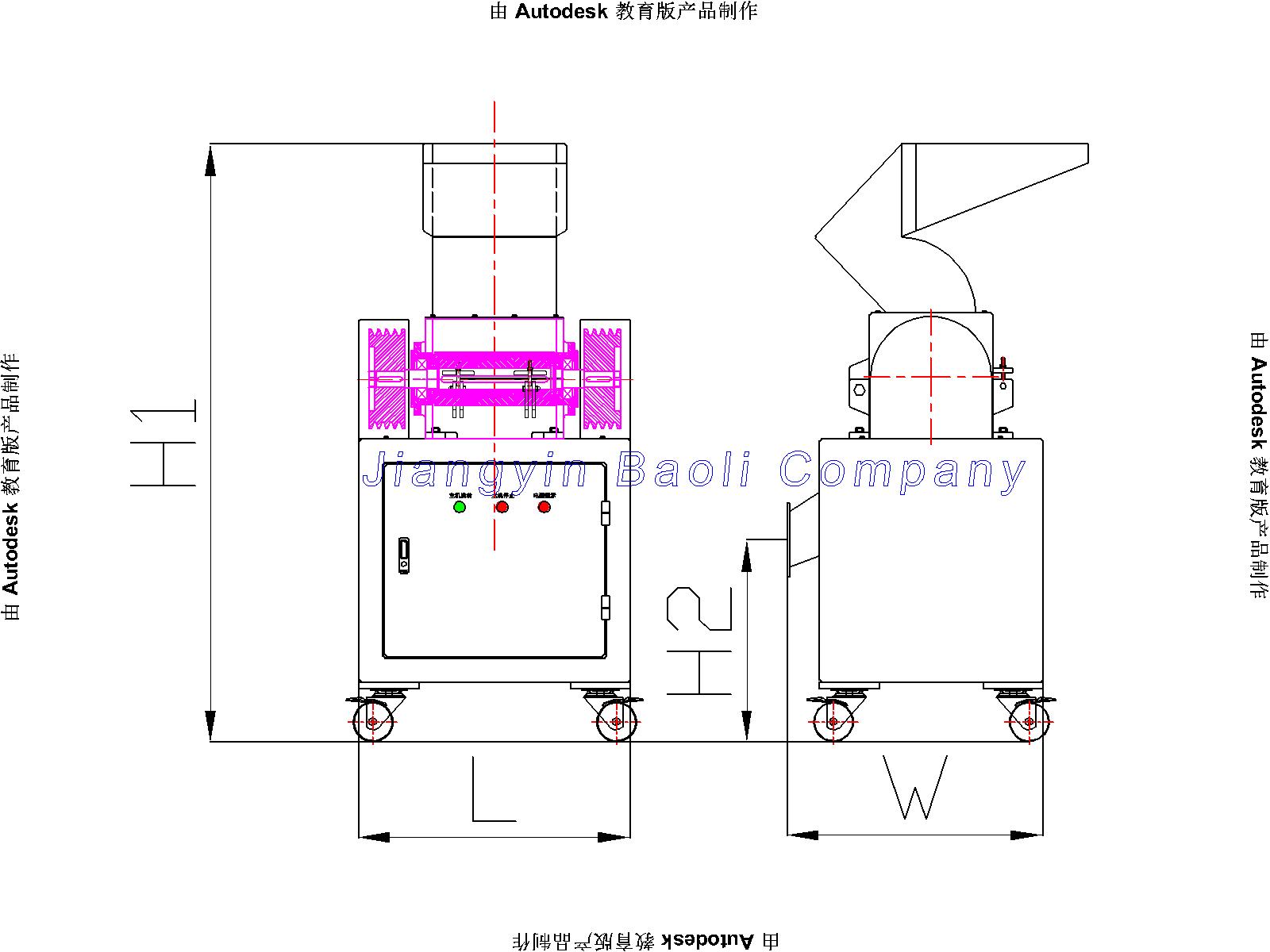 Horizontal Industrial Powder Grinder Coarse Hammer Crusher Machine 20-1000kg/H