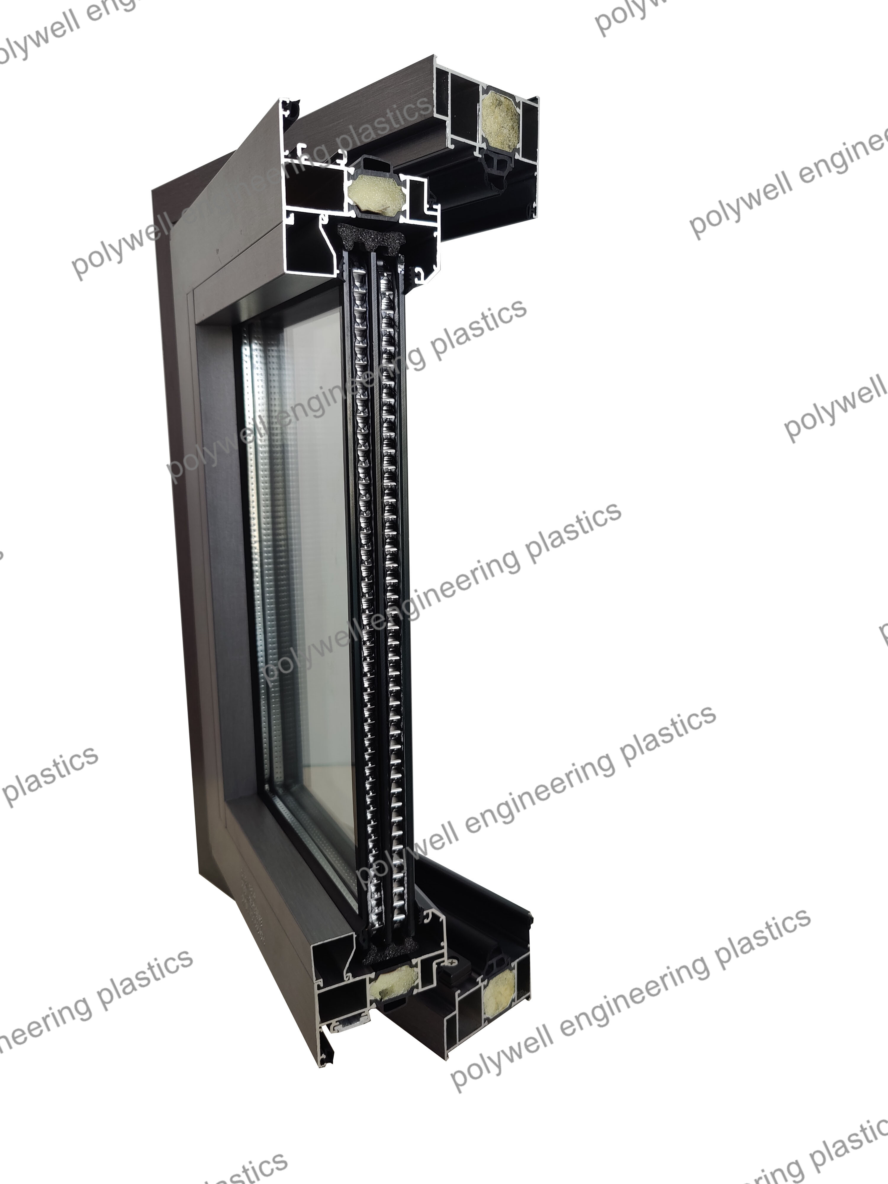 Safety Sound Heat Insulation Aluminum Sliding Folding Casement Break Bridge Aluminum System Windows