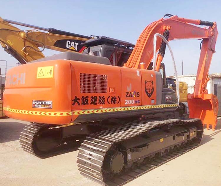 20 Ton Japan Original Hitachi ZX200 Excavator With 860 Working Hours In Good Condition