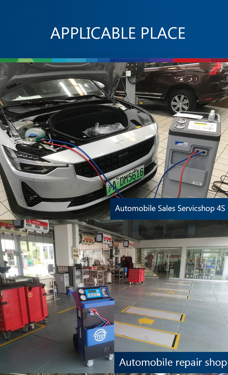 Air Condition Refrigerant 134a Freon Recovery Machine 120L/Min for Truck