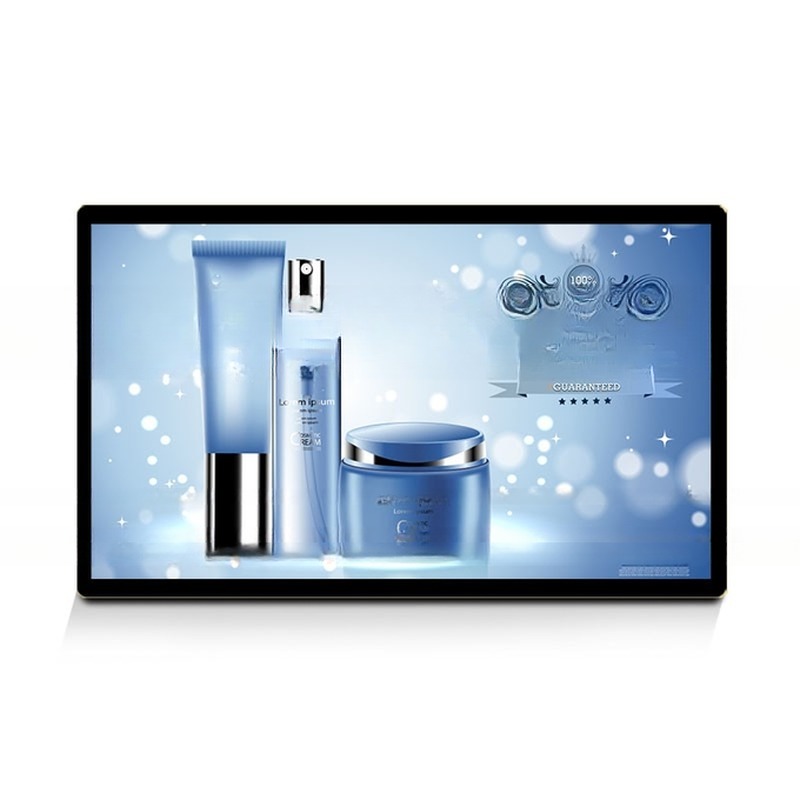 65" inch digital advertising loop player display LCD monitor with wall mounting bracket