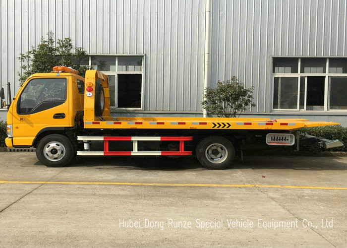 JAC Tilt Deck Flat Bed Recovery Truck , Rollback Light Duty Wrecker