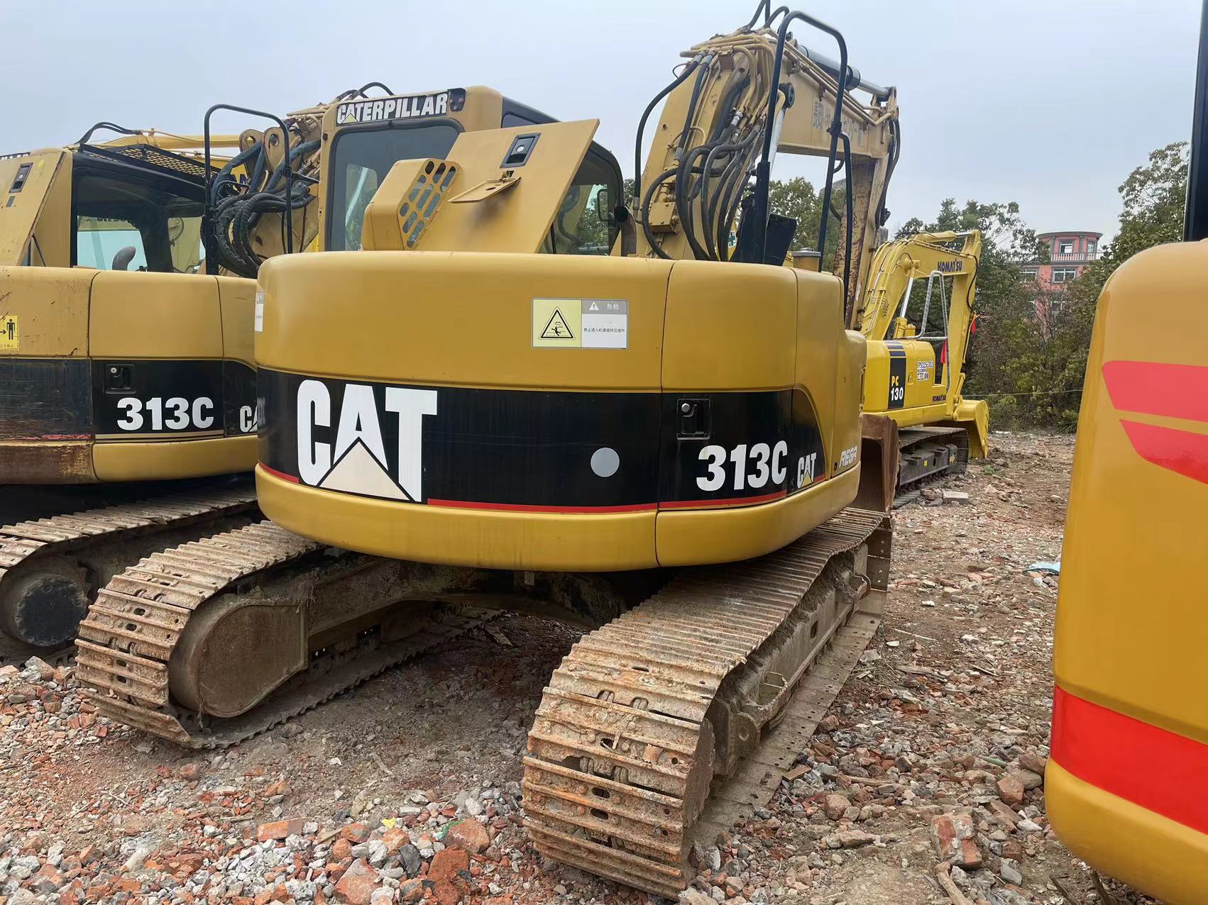 13 Ton Used Cat Excavator CAT313C High Performance 13000KG