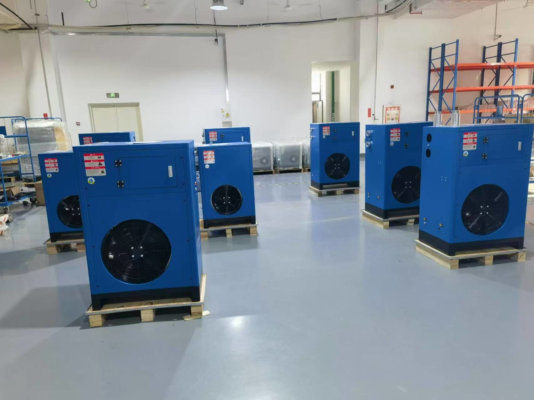 Integrated Refrigerated Air Dryer with Medium and Aluminum Evaporator for Medium-Sized Applications