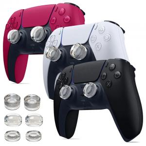 Buy cheap Universal Crystal Clear Soft Liquid Silicone Thumb Grip Caps For PS5/ PS4/ PS3/ Switch Pro/Xbox One/Series X/S product