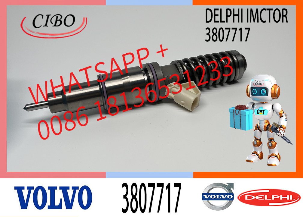 Reman Fuel Injector 3807717 03807717 3803569 3832980 BEBE4C11001 21160093 3801293 For VOL-VO Penta Industrial Marine D12-650