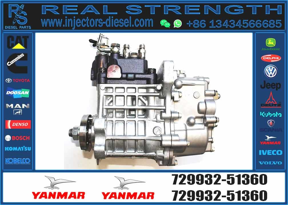 Excavator Accessories 4D98 4TNV98 4TNV94 Engine Fuel Injection pump 729932-51360 729974-51370 729974-51400 729939-51320