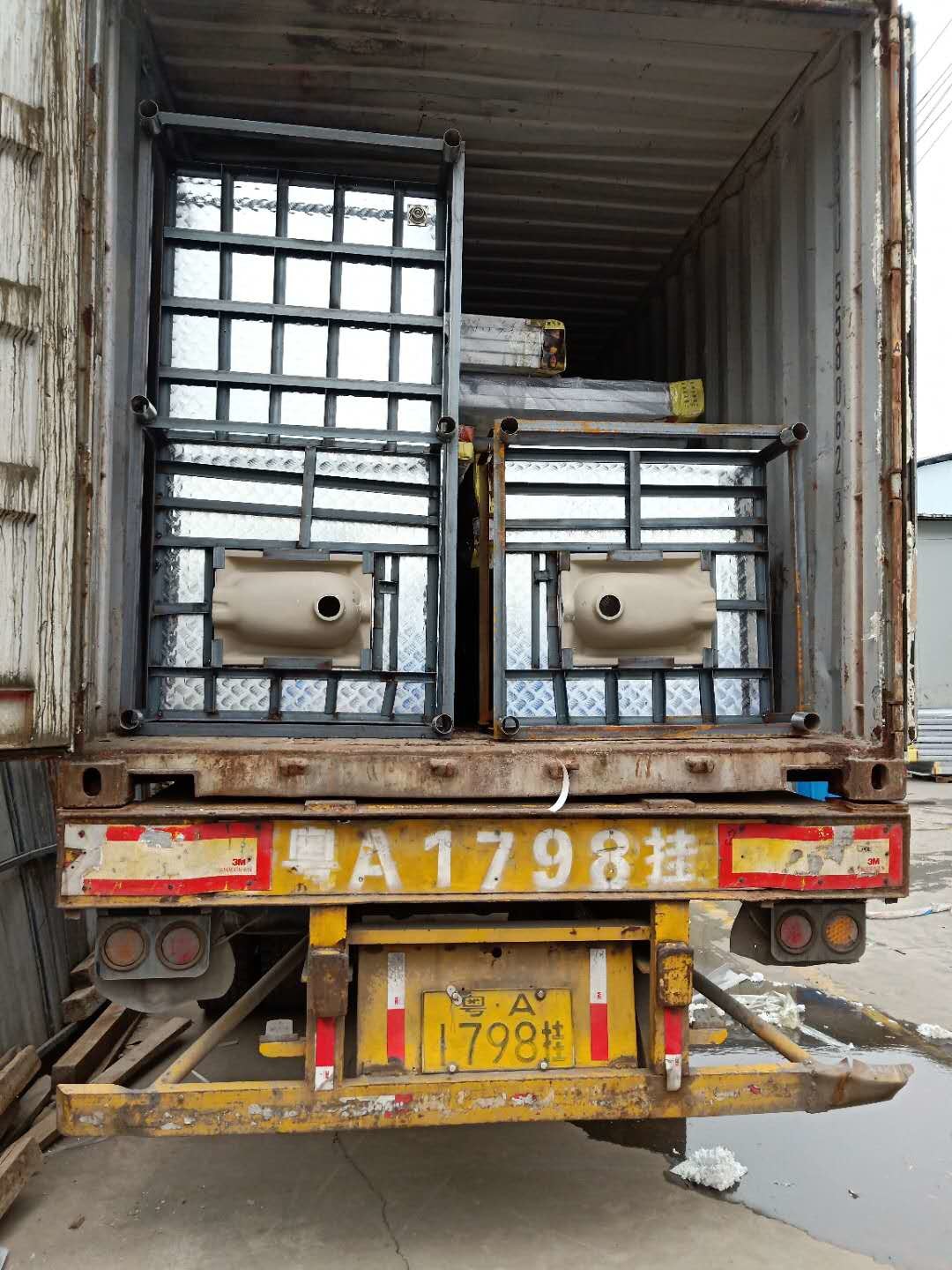 Outdoor Steel Portable Toilet Temporary Modular Camping Public Shower Room