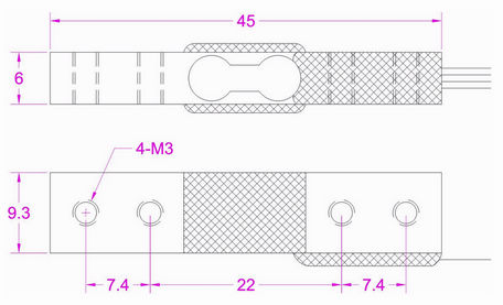 5N miniature weight sensor 10N
