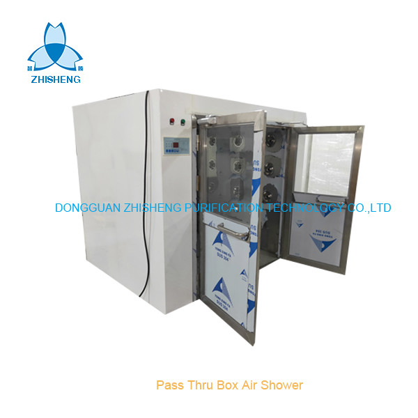 Pharmacy Air Showers And Pass Thrus For Passing Goods , Double - Leaf Swing Doors