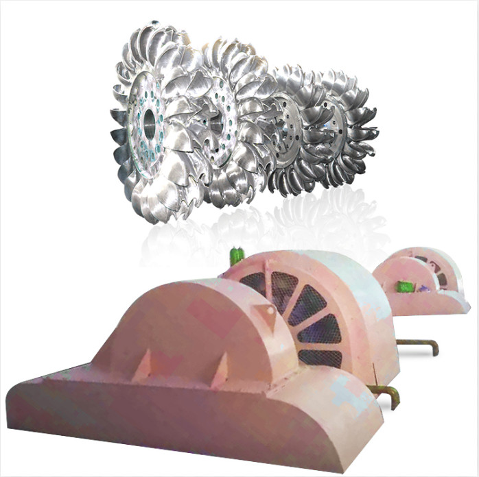 Power Output Pelton Turbine Power Generator Brushless Excitation Mode Insulation Class F