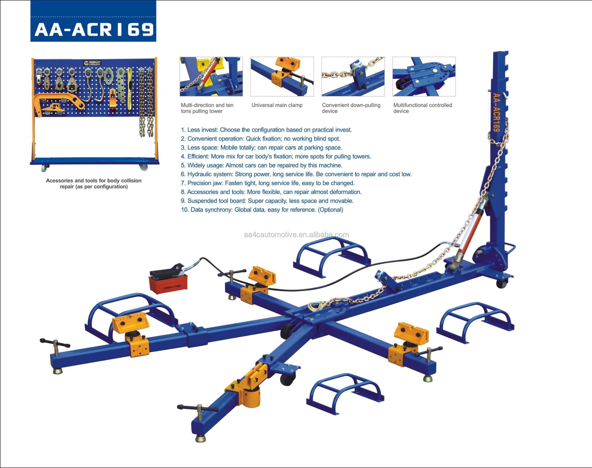 AA4C Mobile car Body Frame bench chassis straightening machine AA-ACR169