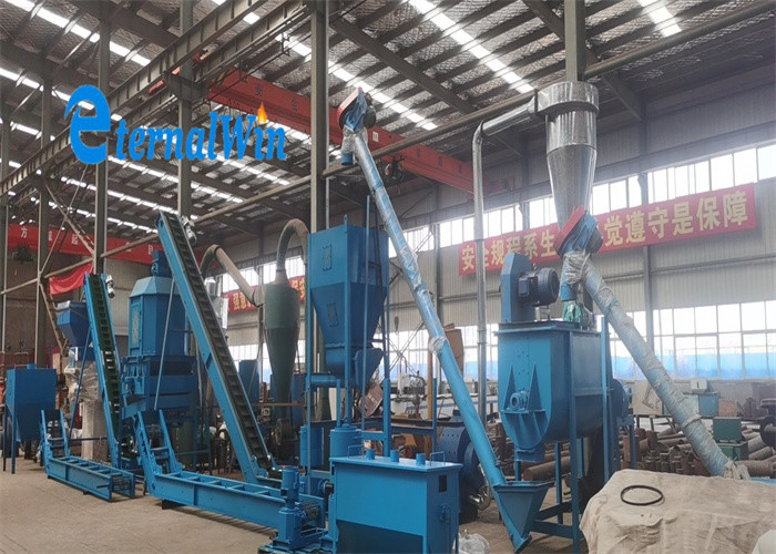 1t/h, 2t/h flat die animal feed production line for chicken feed cattle goat rabbit poultry feed pellet production line