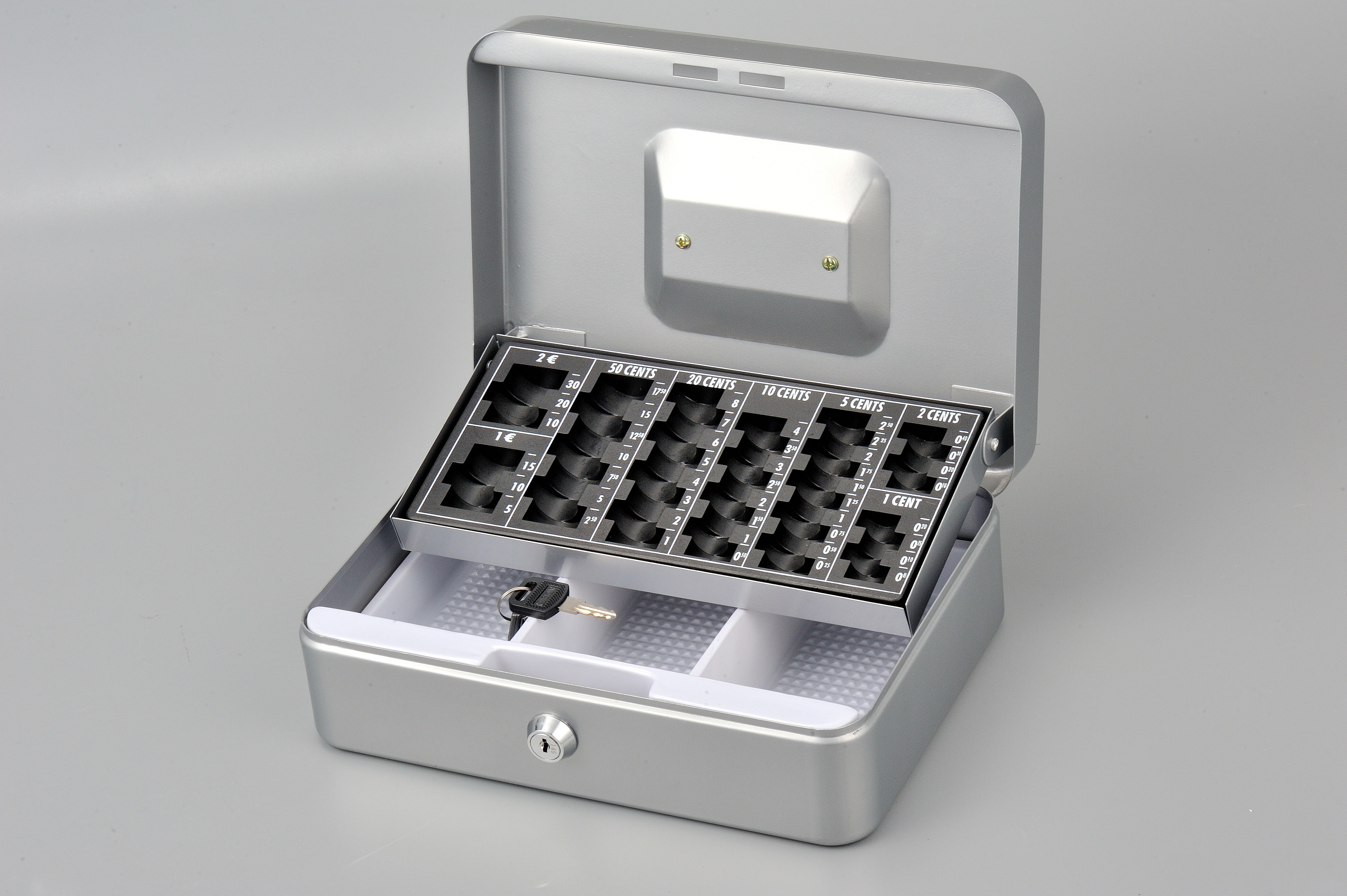 Hotel Metal Cash Box Modern Antitheft Office Powder Euro Coin Safes